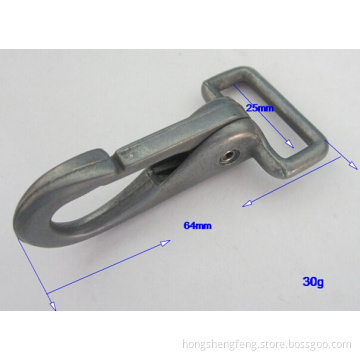 Factory Supply Big Sized Non-Swivel Metal Dog Hook for Handbag Accessories